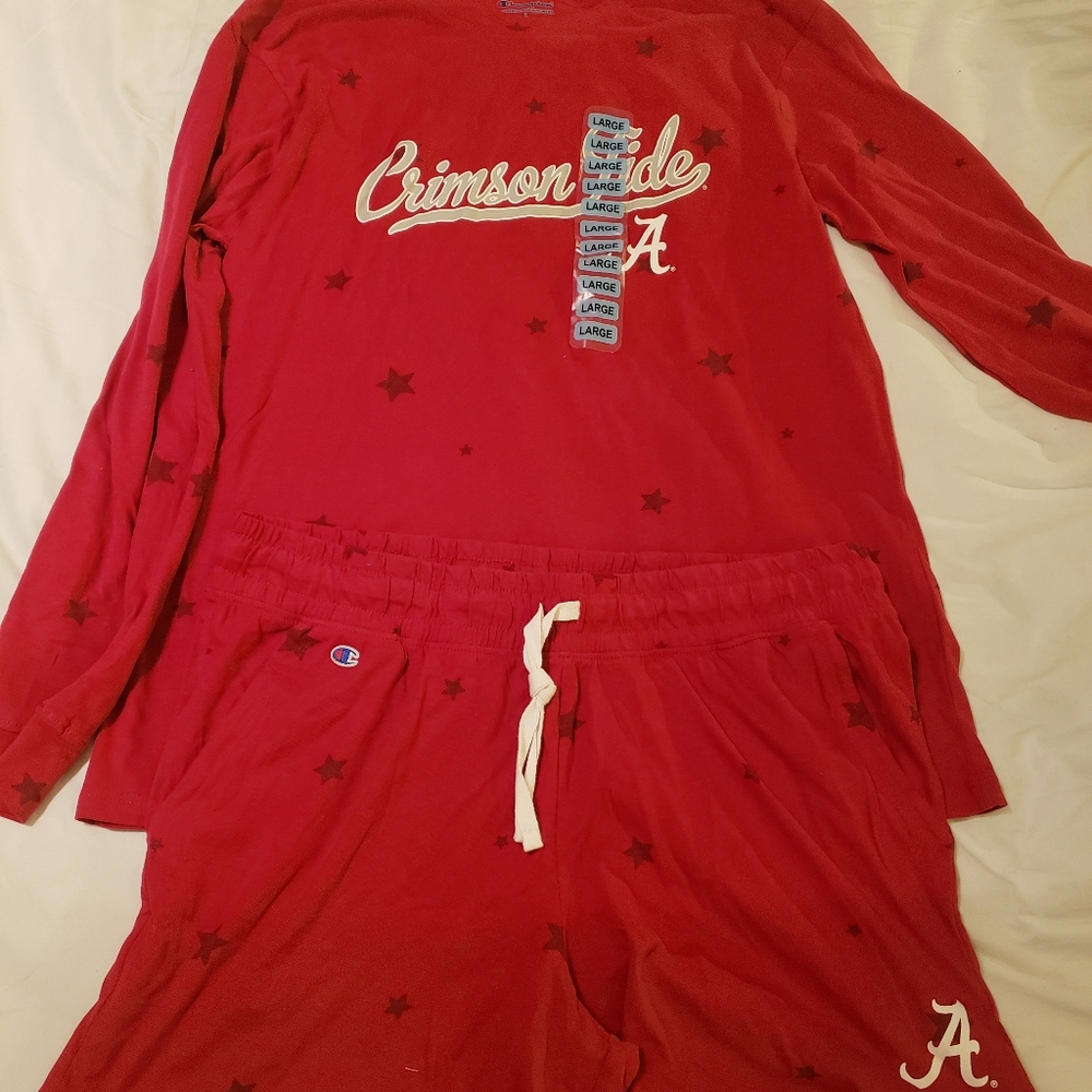 Champion Alabama Crimson Tide shirt and shorts